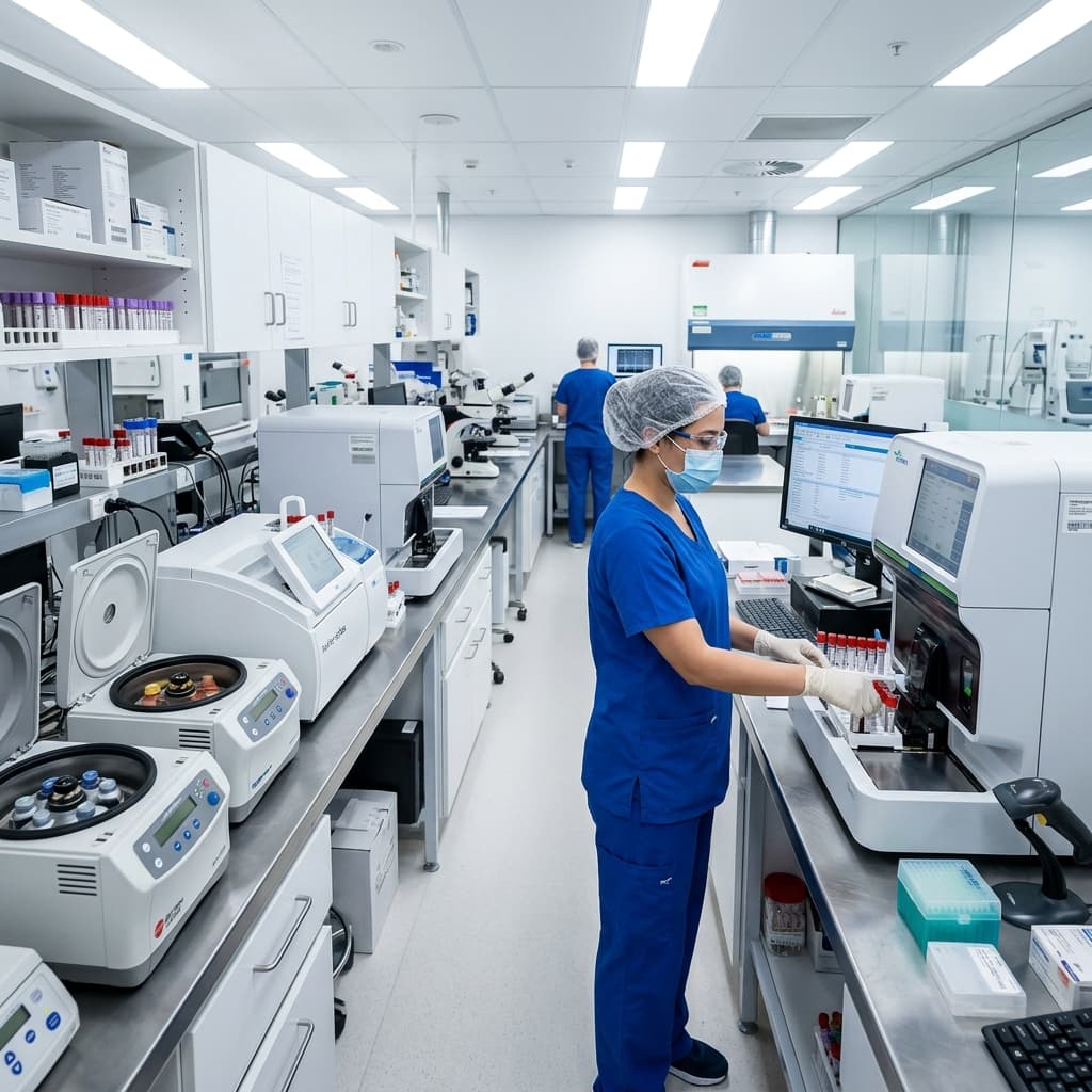 State of the art diagnostic lab at Olive Bharat